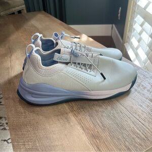 Clove Women's Gray and Light Blue Waterproof Athletic Shoes Size 11.5/ Men’s 10